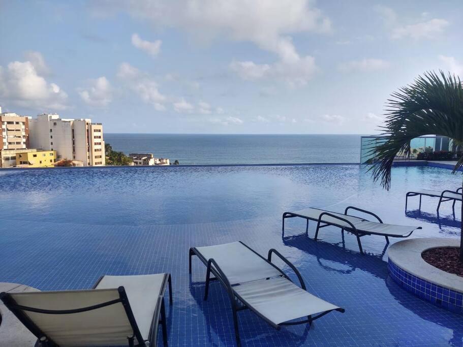 סלבאדור Vista Mar Nascente, Dois Quartos, Novo, No Melhor Do Rio Vermelho, Condominio Club, 1103 מראה חיצוני תמונה